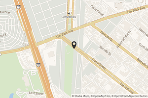 Map with location marker