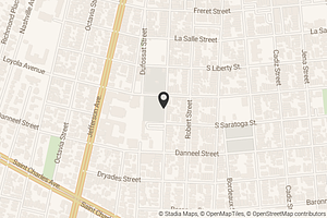 Map with location marker