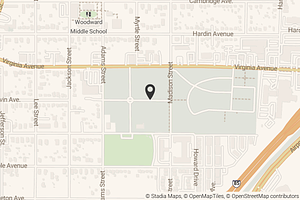 Map with location marker