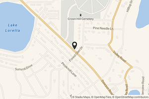 Map with location marker