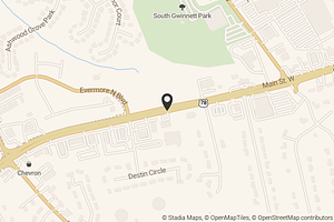 Map with location marker