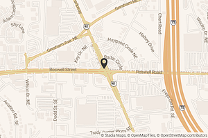 Map with location marker