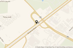 Map with location marker