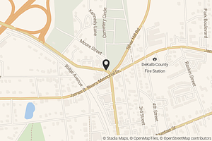 Map with location marker