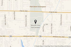 Map with location marker