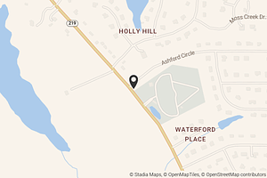 Map with location marker