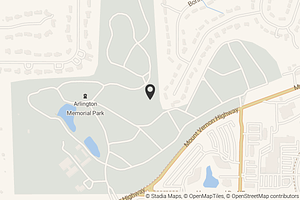 Map with location marker