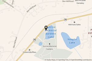 Map with location marker