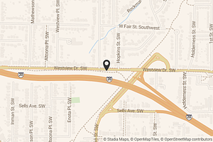 Map with location marker