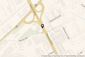 Map with location marker