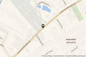 Map with location marker