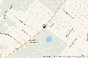 Map with location marker