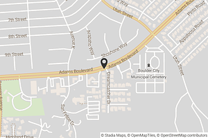 Map with location marker