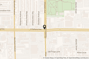 Map with location marker