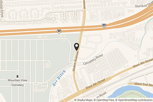 Map with location marker