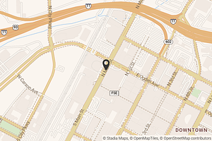 Map with location marker