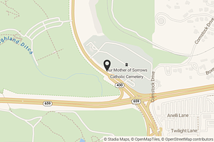 Map with location marker