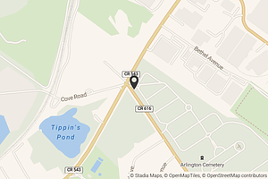 Map with location marker