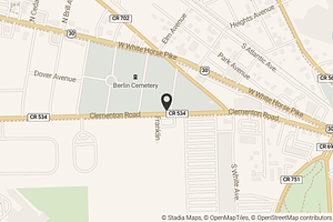 Map with location marker