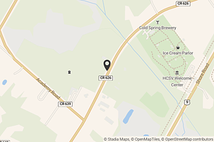 Map with location marker