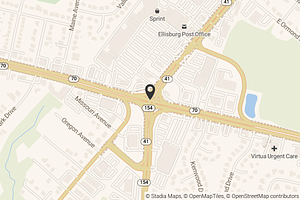 Map with location marker