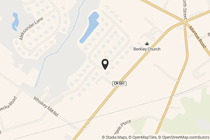 Map with location marker