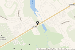 Map with location marker