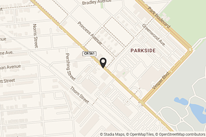 Map with location marker