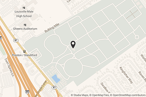 Map with location marker