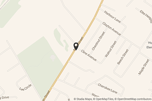 Map with location marker