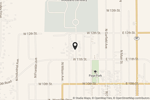 Map with location marker