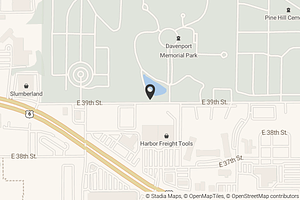 Map with location marker