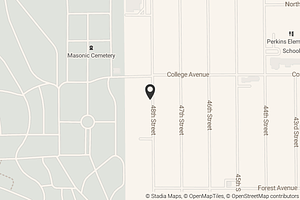 Map with location marker