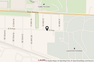 Map with location marker