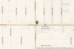 Map with location marker