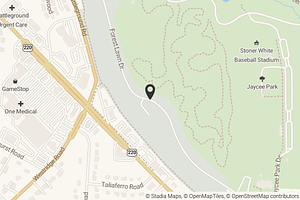 Map with location marker