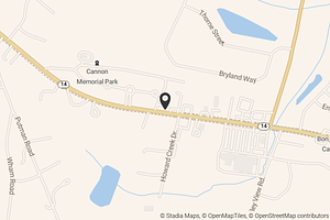 Map with location marker