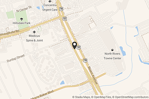 Map with location marker