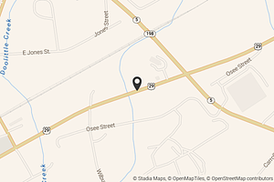 Map with location marker