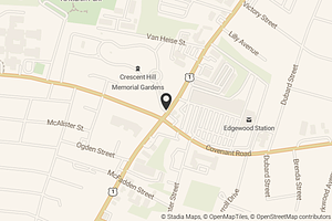 Map with location marker