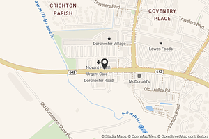 Map with location marker