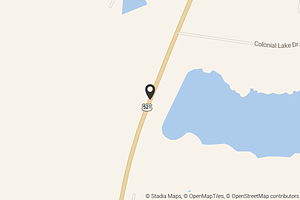 Map with location marker