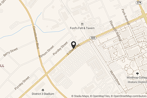 Map with location marker