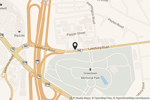 Map with location marker