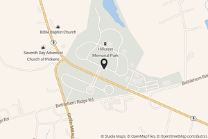 Map with location marker