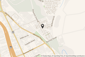 Map with location marker