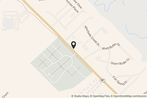 Map with location marker