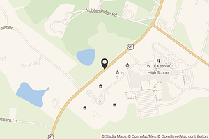 Map with location marker