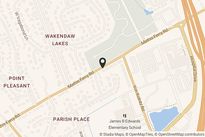 Map with location marker