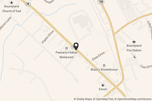 Map with location marker